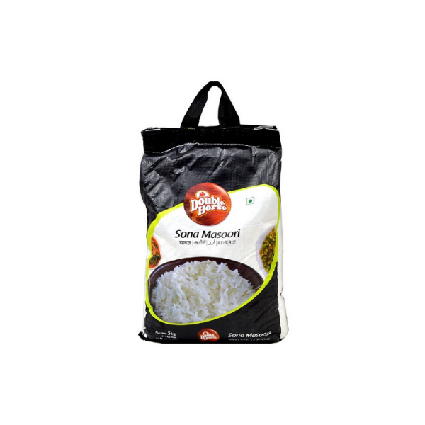 Double-Horse-Sona-Masoori-Rice-10kg.png Sona Masoori Rice - Double Horse - 10kg