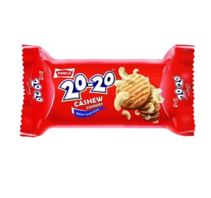 20-20 Cashew Cookies Parle 70g